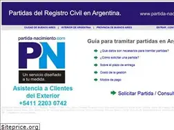 Sites similar to partida-nacimiento.com