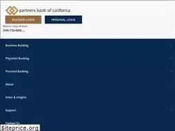 Sites similar to partnersbankca.com