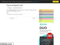 Sites similar to parts-of-speech.info