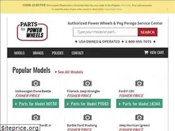 Sites similar to partsforpowerwheels.com