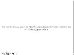 Sites similar to party-box.nl