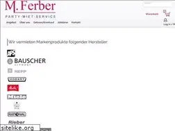 Sites similar to party-miet-service.de