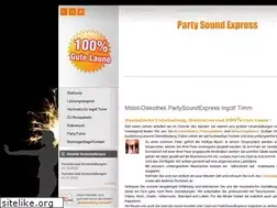 Sites similar to party-sound-express.de