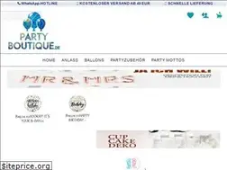 Sites similar to partyboutique.de