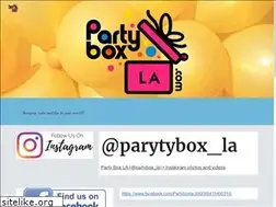 Sites similar to partyboxla.com