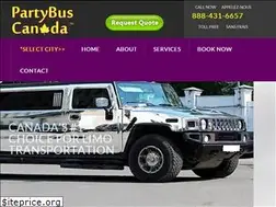 Sites similar to partybuscanada.com