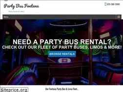 Sites similar to partybusfontana.com