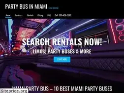 Sites similar to partybusinmiami.com