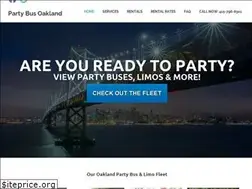 Sites similar to partybusoakland.com