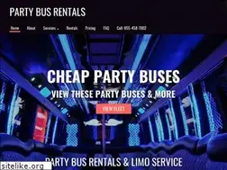 Sites similar to partybusrentals.net