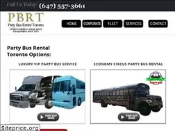 Sites similar to partybusrentaltoronto.ca