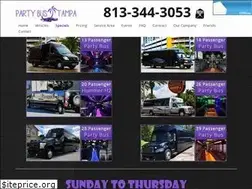 Sites similar to partybustampa.com