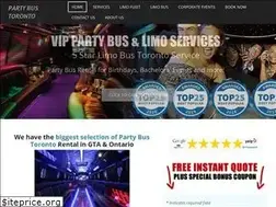 Sites similar to partybustorontovip.ca