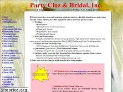 Sites similar to partycloz.com