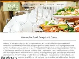 Sites similar to partyinaboxcatering.com
