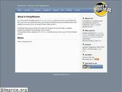 Sites similar to partymeister.org