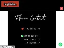 Sites similar to partynballoons.com