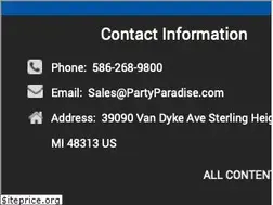 Sites similar to partyparadise.com