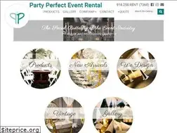 Sites similar to partyperfecteventrental.com