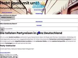 Sites similar to partyreisen-deutschland.de