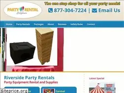 Sites similar to partyrentalca.com