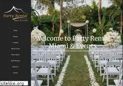 Sites similar to partyrentalmiami.com