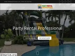 Sites similar to partyrentalpro.com