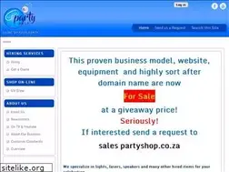 Sites similar to partyshop.co.za