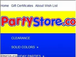 Sites similar to partystore.com