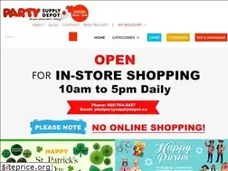 Sites similar to partysupplydepot.ca