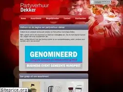 Sites similar to partyverhuurdekker.nl