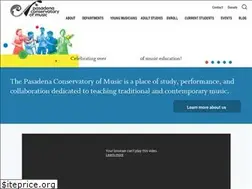 Sites similar to pasadenaconservatory.org