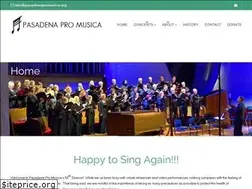 Sites similar to pasadenapromusica.org