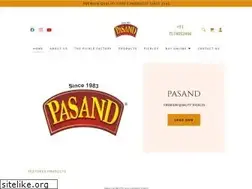 Sites similar to pasandfoods.com