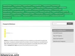 Sites similar to pasaporte-sre.mx