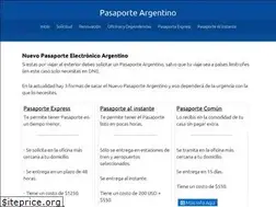 Sites similar to pasaporteargentino.net