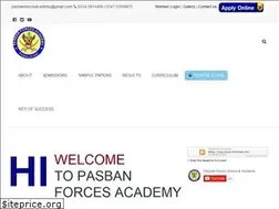 Sites similar to pasbanforcesacademy.com.pk