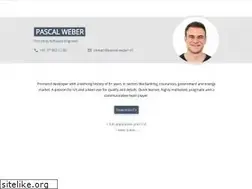 Sites similar to pascal-weber.ch