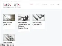 Sites similar to pasgalmetal.com.tr