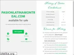 Sites similar to pasionlatinamontreal.com
