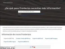Sites similar to pasosfronterizos.com