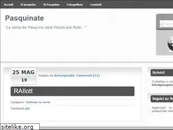 Sites similar to pasquinate.it