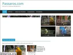 Sites similar to passaros.com