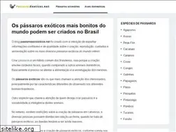 Sites similar to passarosexoticos.net