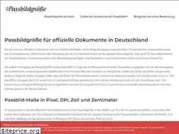 Sites similar to passbildgroesse.de