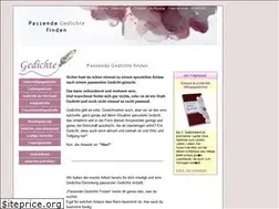 Sites similar to passende-gedichte-finden.de