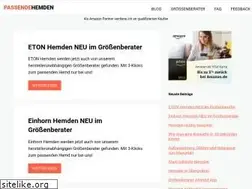 Sites similar to passende-hemden.de