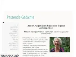 Sites similar to passendegedichte.de
