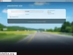 Sites similar to passiivistatuloa.blogspot.fi