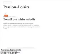 Sites similar to passion-loisirs.fr